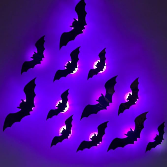 🎉🎉Final Day Mega Sale – 3D Bat LED Decorations!