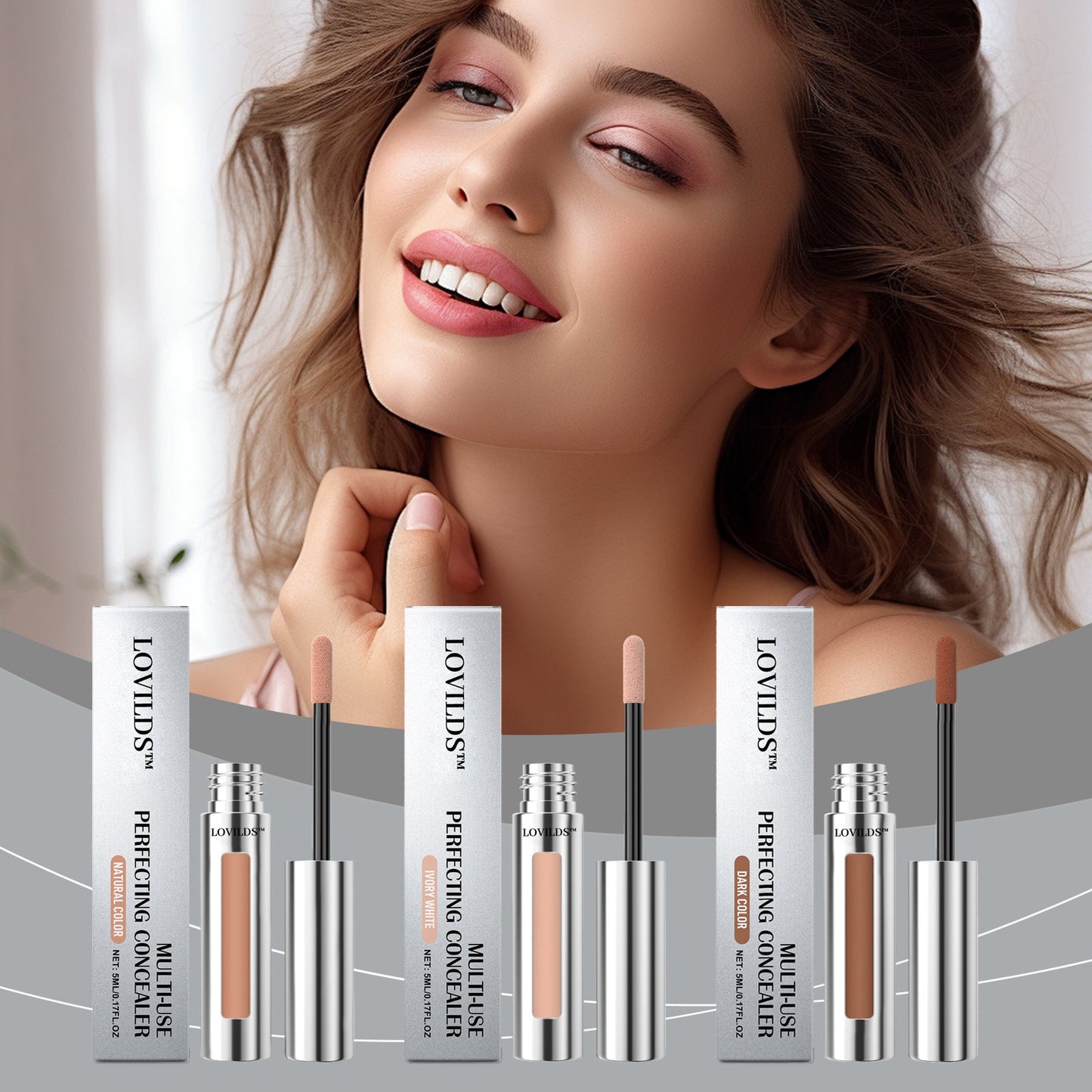 đ„Limited Time 50% Off! đLOVILDSâą Flawless Concealer â 24H Full Coverage, Undetectable Finish