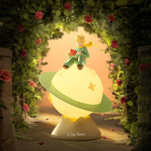 🛒Final 3 hours 50% off:🌙 Le Petit Prince Rose Planet Lamp