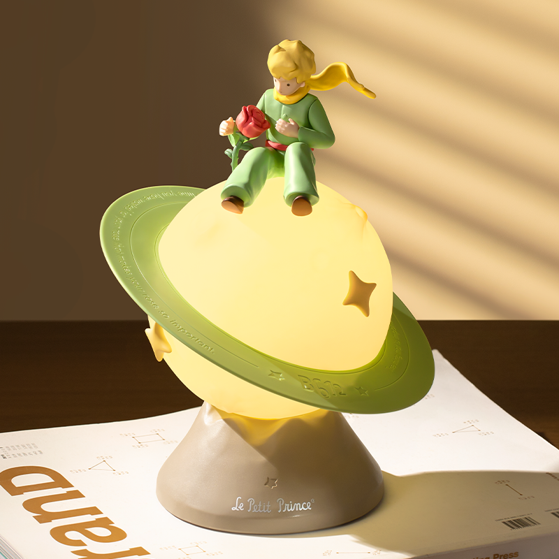 🛒Final 3 hours 50% off:🌙 Le Petit Prince Rose Planet Lamp