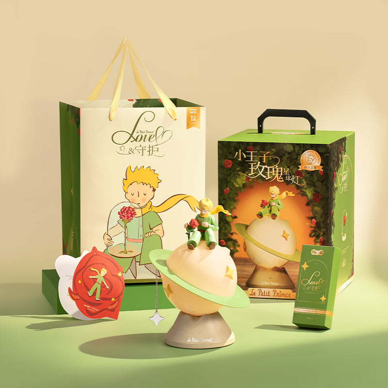 🛒Final 3 hours 50% off:🌙 Le Petit Prince Rose Planet Lamp