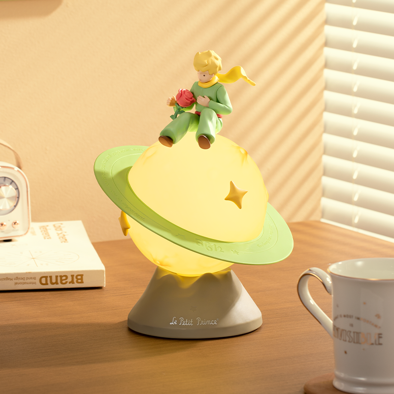 🛒Final 3 hours 50% off:🌙 Le Petit Prince Rose Planet Lamp