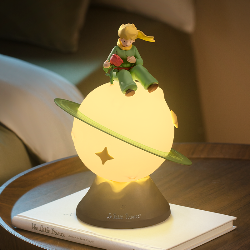 🛒Final 3 hours 50% off:🌙 Le Petit Prince Rose Planet Lamp