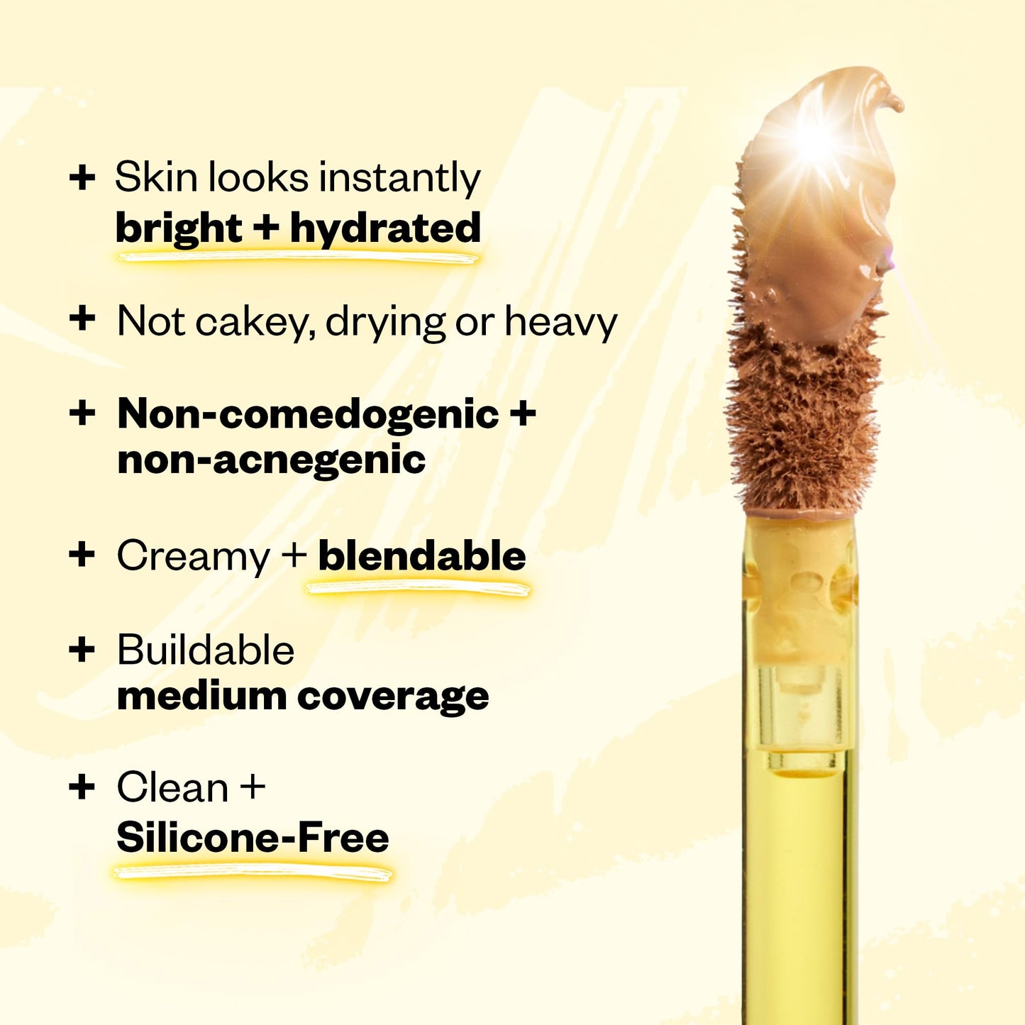 š LOVILDS⢠Long-Lasting Concealer - Conceals Dark Circles Under the Eyes, Dark Spots and Blemishes, 1.13 ounces