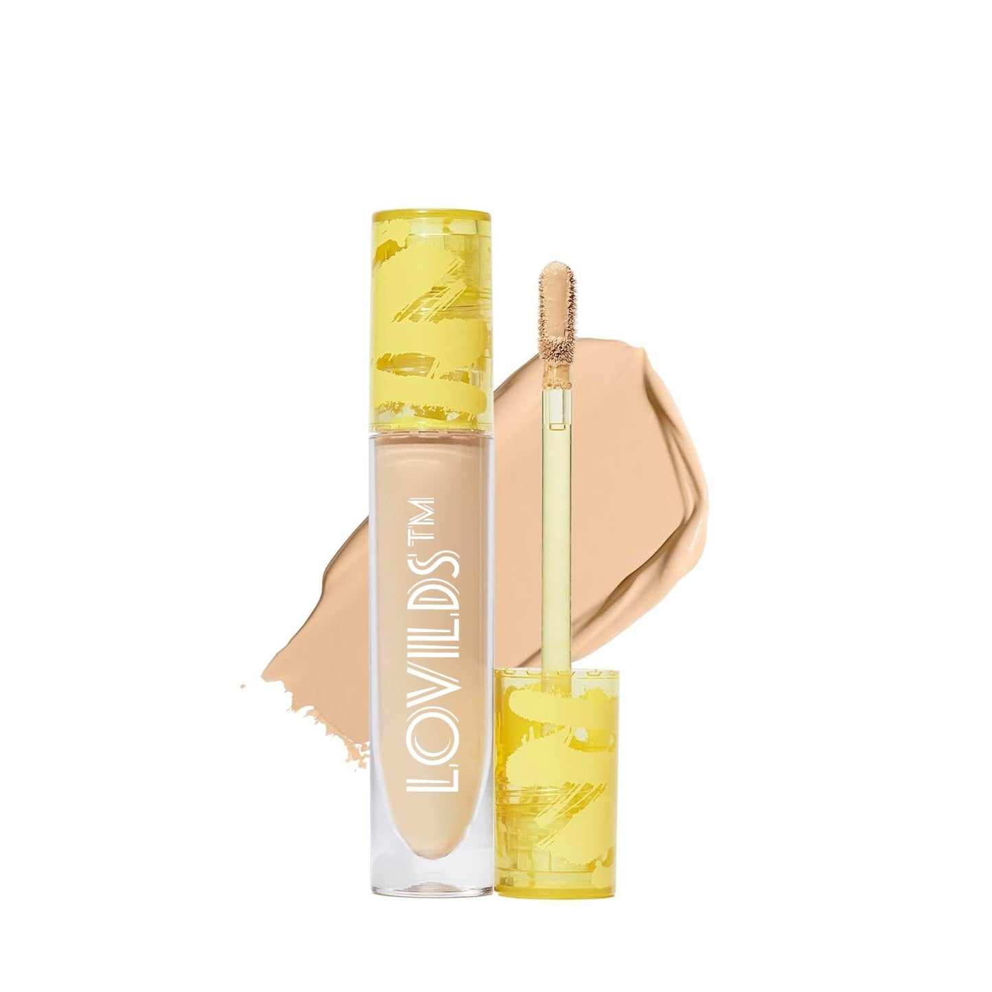 🌟 LOVILDS™ Long-Lasting Concealer - Conceals Dark Circles Under the Eyes, Dark Spots and Blemishes, 1.13 ounces