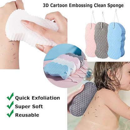 🎉 FLASH SALE: 3D Cartoon Bath Sponge – Baby-Soft Exfoliation! 🔥 50% OFF TODAY ONLY