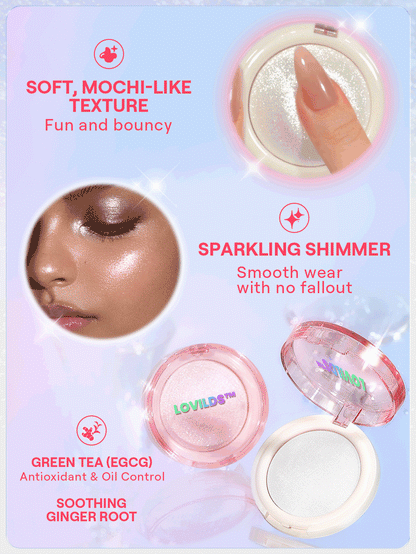 🛒Final 3 hours 60% off:💎 Bouncy Highlighter – Glass-Skin Glow in Seconds