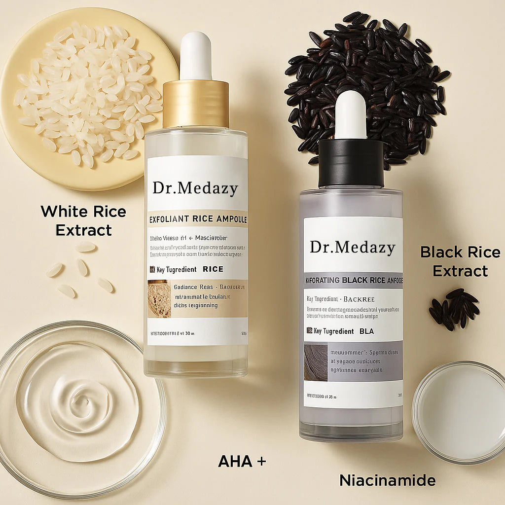 🎉 75% OFF Today-Peel Shot Glow Rice Ampoule Set Brightening Exfoliating Moisturizing Serum - 💧 For All Types