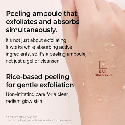 🎉 75% OFF Today-Peel Shot Glow Rice Ampoule Set Brightening Exfoliating Moisturizing Serum - 💧 For All Types