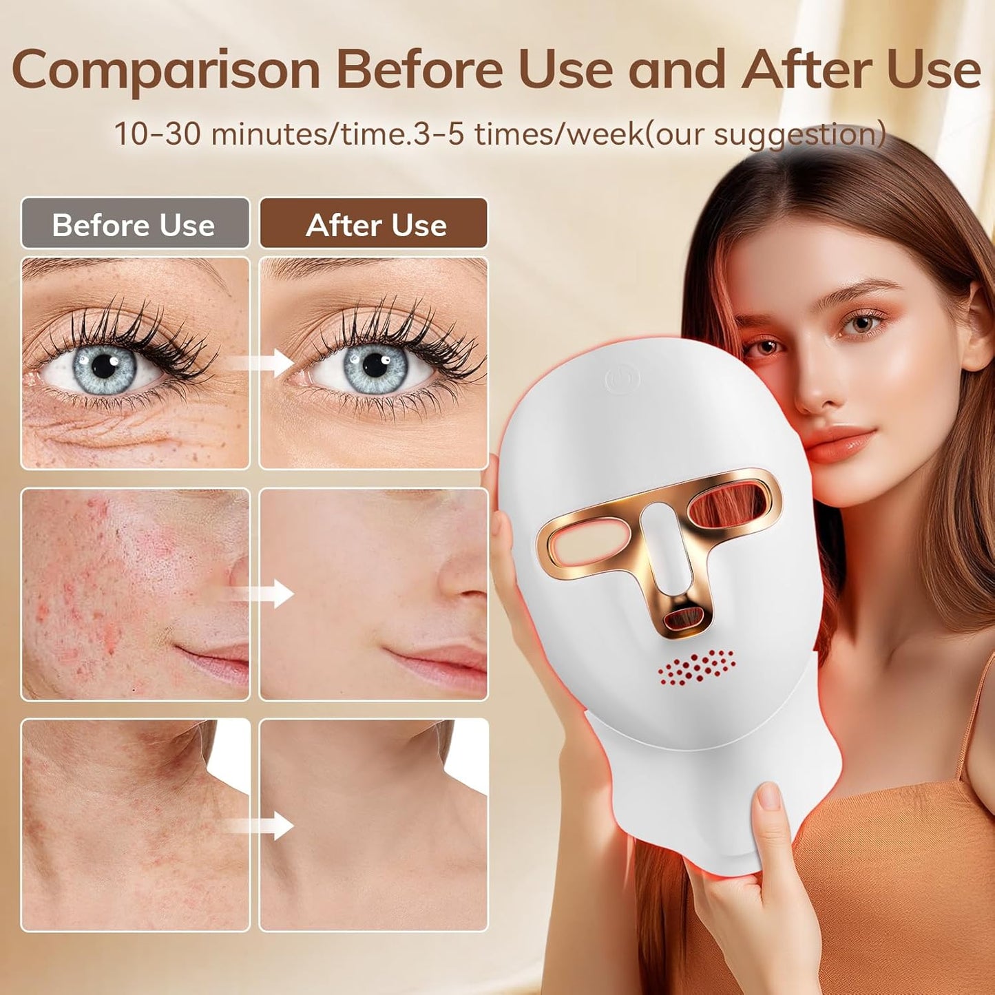 🔥Last 6 Hours 80% Off:🌸Medazy 4D Laser Light Therapy Mask