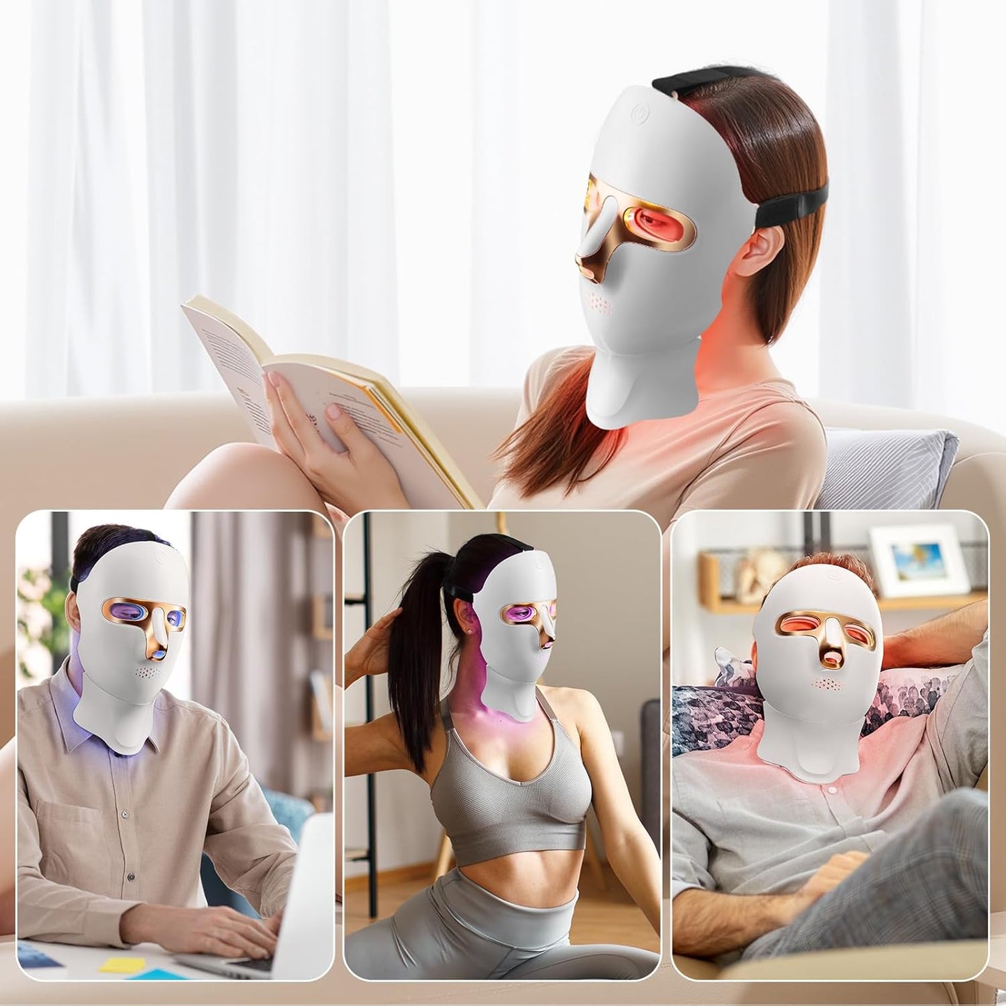 🔥Last 6 Hours 80% Off:🌸Medazy 4D Laser Light Therapy Mask