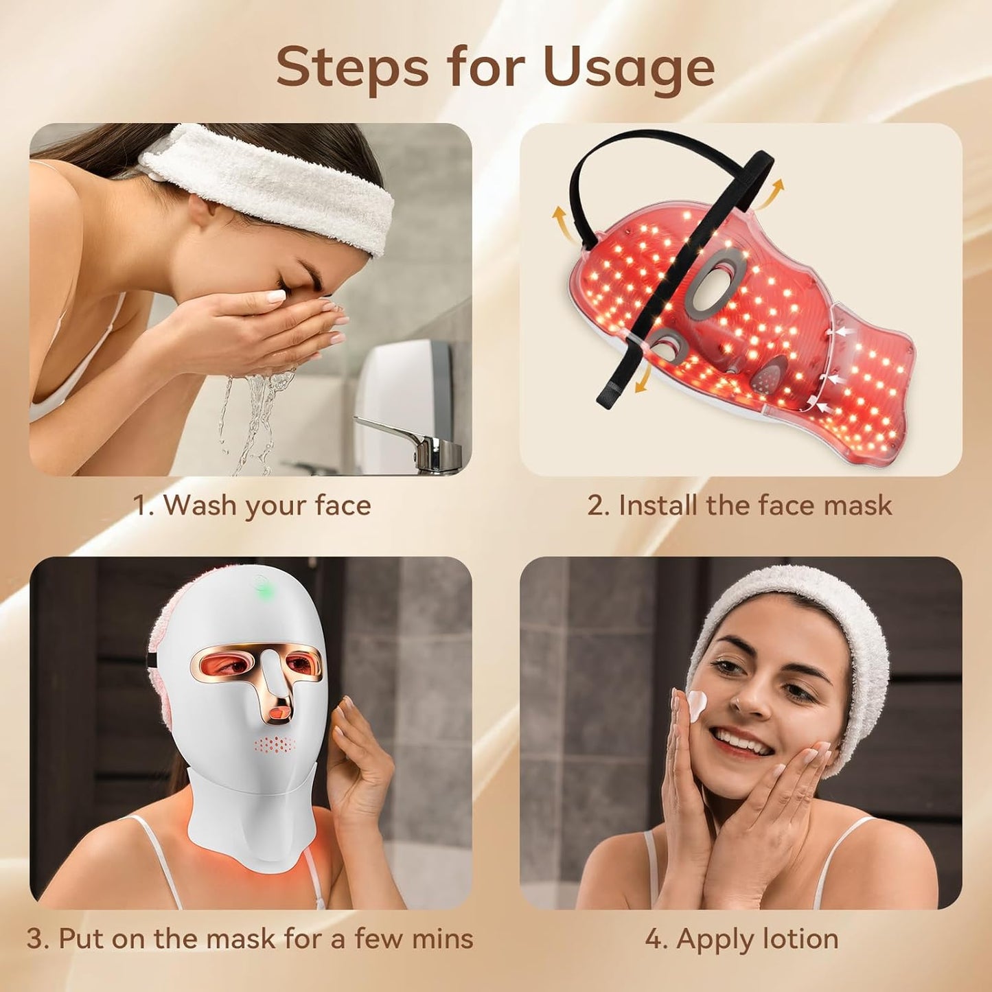 🔥Last 6 Hours 80% Off:🌸Medazy 4D Laser Light Therapy Mask