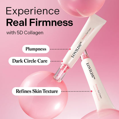 🌟 LOVILDS™ Collagen Firming Eye Cream for Wrinkle Improvement and Dark Circles Care