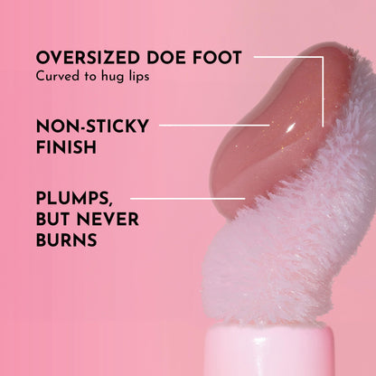 💖 LOVILDS™ Lip Plumper Gloss | Hydrating, Volumizing Formula for Fuller-Looking Lips | Non-Sticky, Long-Wearing Lip Gloss