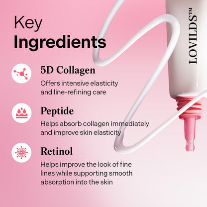 🌟 LOVILDS™ Collagen Firming Eye Cream for Wrinkle Improvement and Dark Circles Care