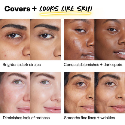 🌟 LOVILDS™ Long-Lasting Concealer - Conceals Dark Circles Under the Eyes, Dark Spots and Blemishes, 1.13 ounces